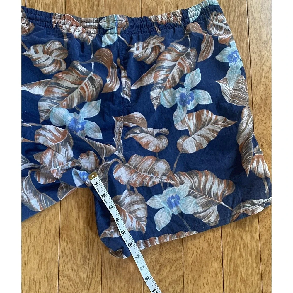 Catalina Floral Swim Trunks Board Shorts Lined Men's Size Large